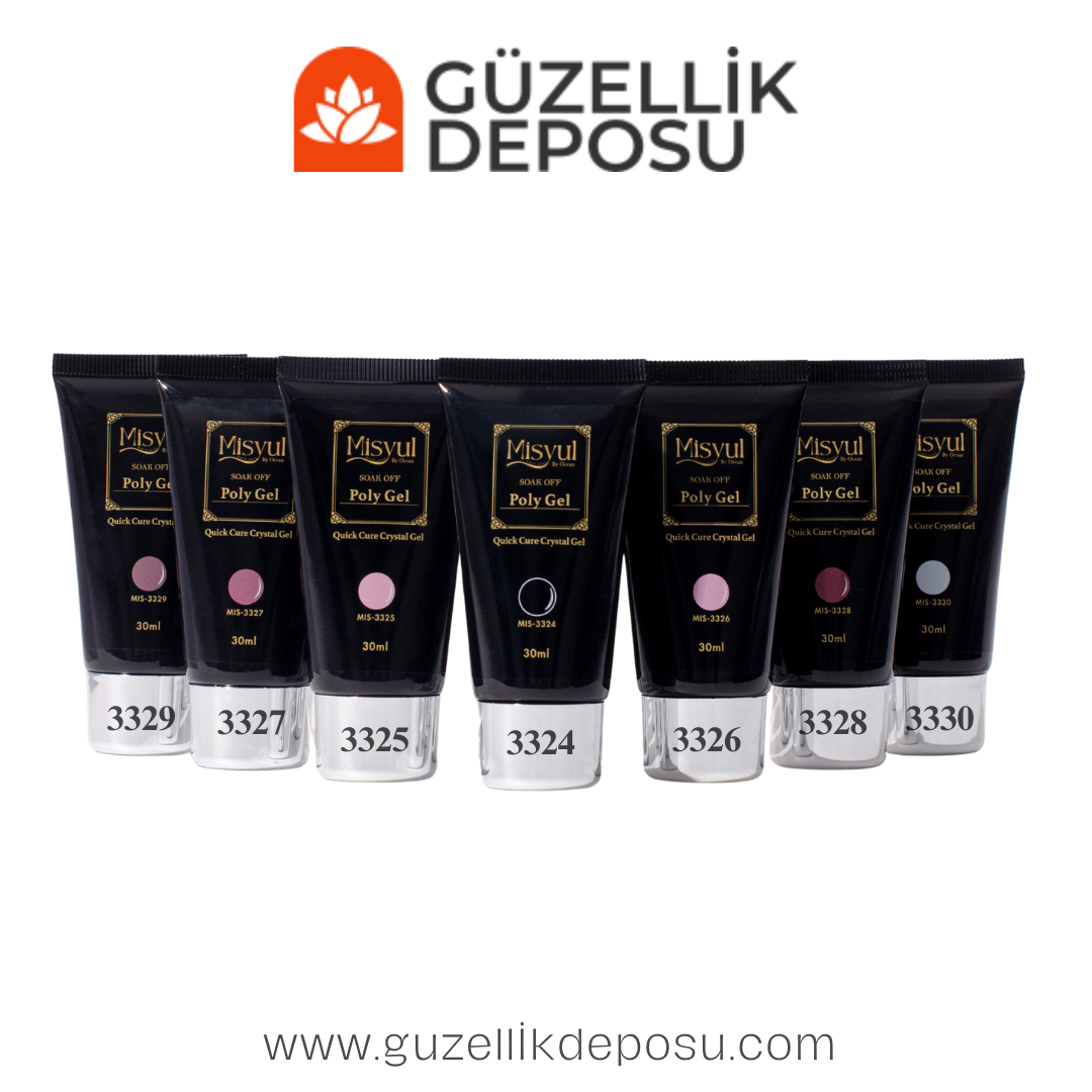 Misyul Poly Jel Renk Çeşitleri 30ml