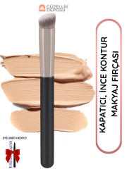 Kapatıcı İnce Kontur Makyaj Fırçası