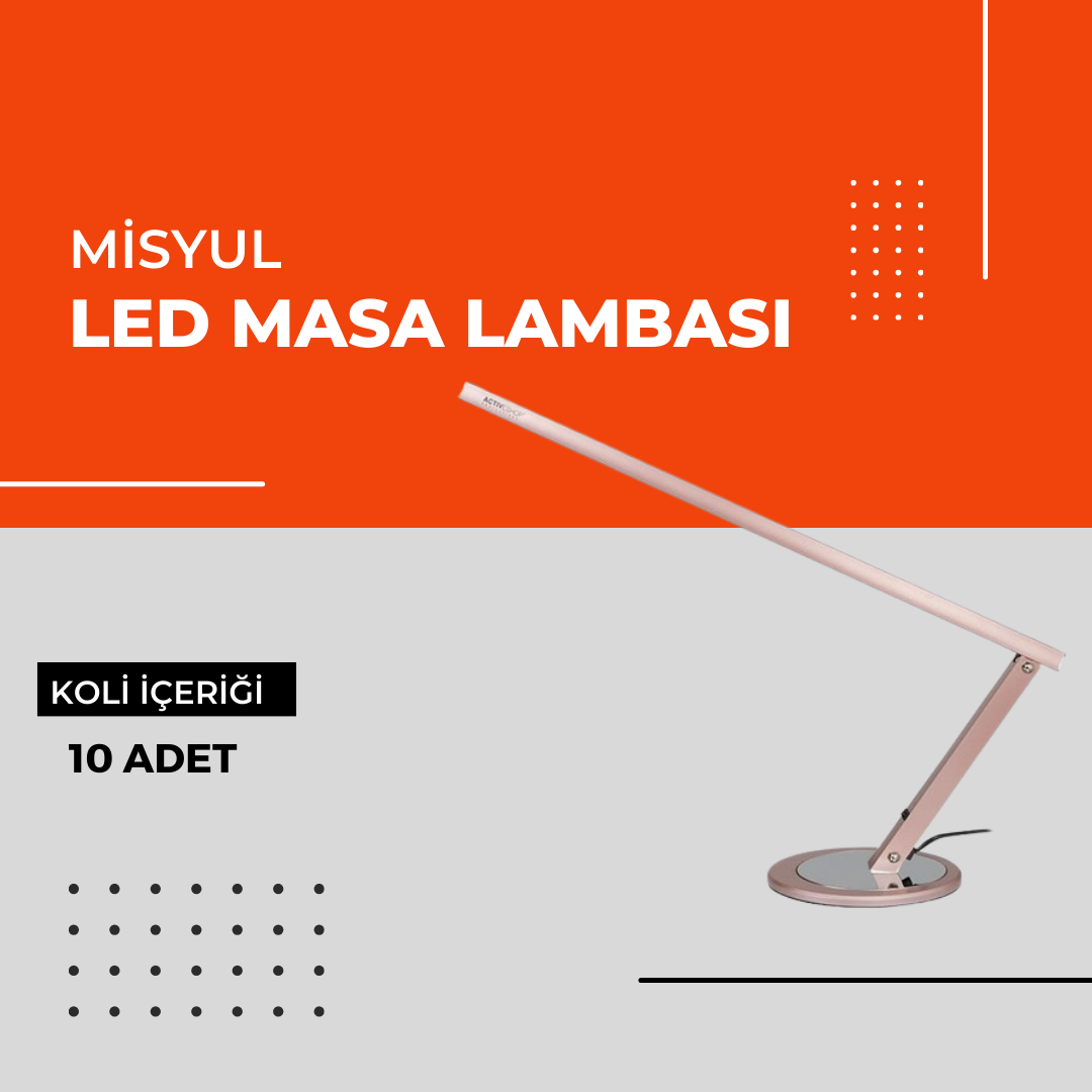 (Toptan) Misyul Led Masa Lambası 1 Koli (10 Adet)