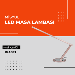 (Toptan) Misyul Led Masa Lambası 1 Koli (10 Adet)