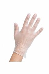 Haspet Pudrasız Vinil Eldiven S Beden 100'lü Paket