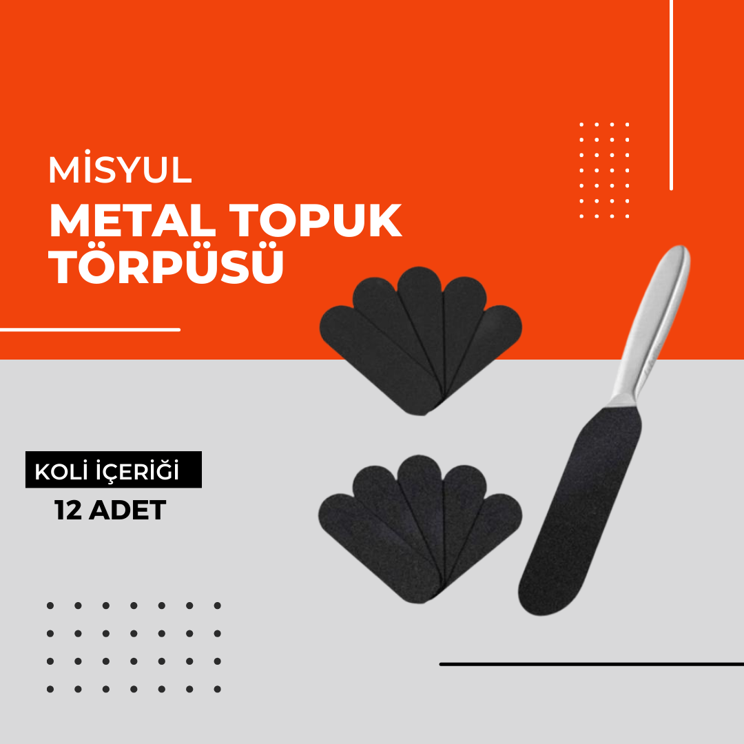 (Toptan) Metal Topuk Törpüsü 1 Koli (12 Adet)