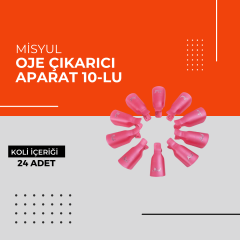 (Toptan) Oje Çıkarıcı Aparat 10-lu 1 Koli (24 Adet)