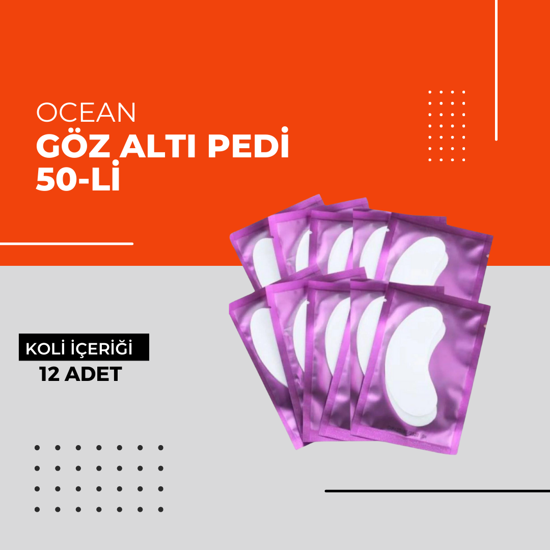 (Toptan) Göz Altı Pedi 50-li 1 Koli (12 Adet)