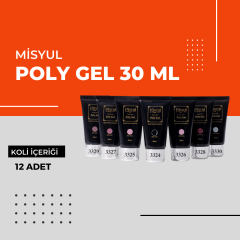 (Toptan) Misyul Pol Gel Renk Çeşitleri 30ml 1 Koli (12 Adet)