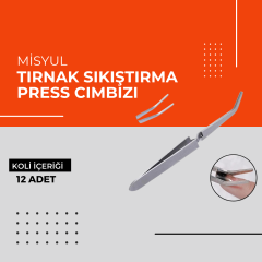 (Toptan) Tırnak Sıkıştırma Press Cımbızı 1 Paket (12 Adet)