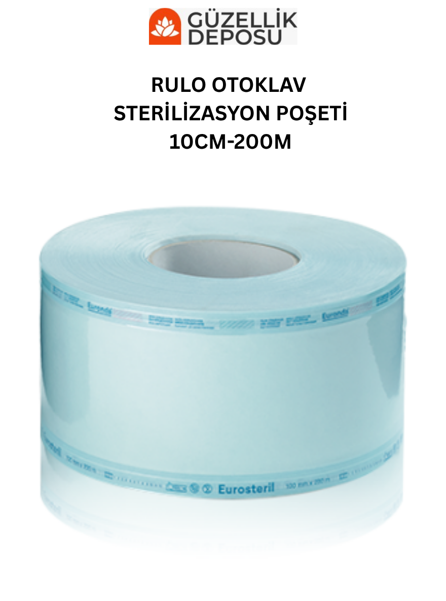 Rulo Otoklav Sterilizasyon Poşet 10cm x 200mm