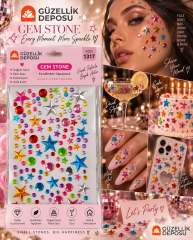 Güzellik Deposu Gem Maxing Viral Tırnak,Yüz,Makyaj,Pasta,Telefon Süsleme Taşı 1317
