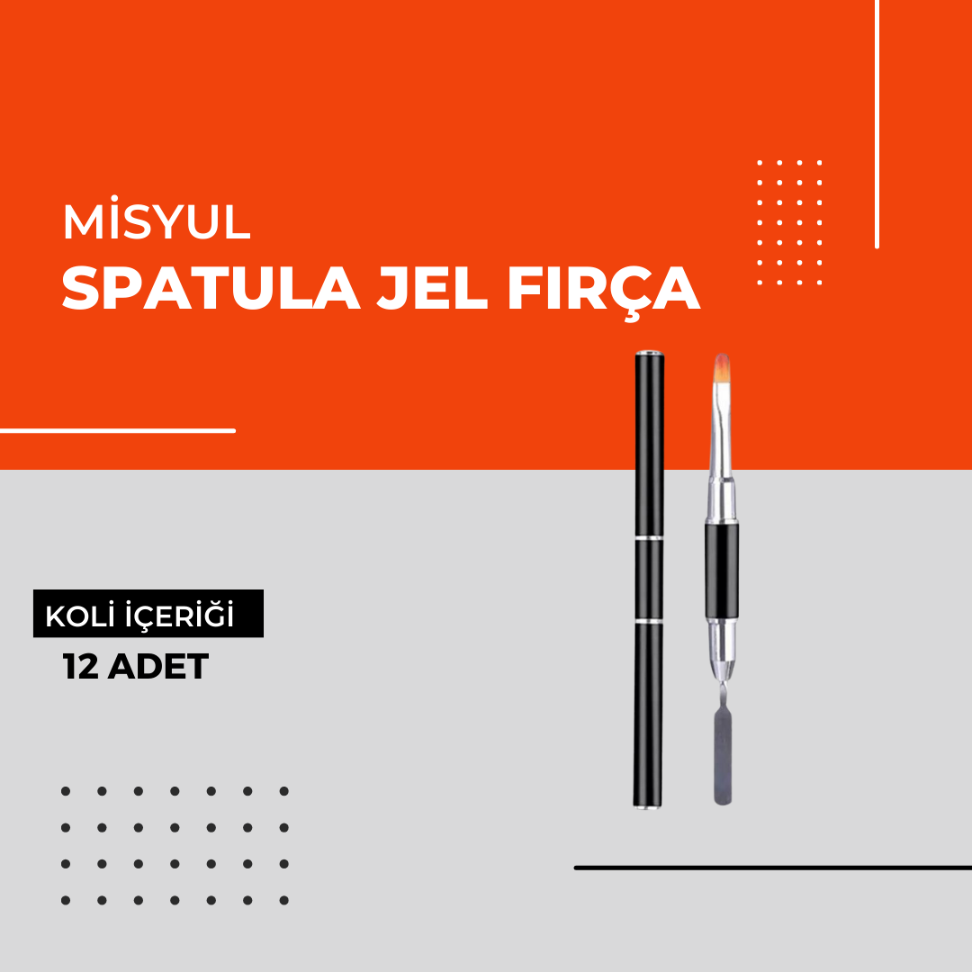(Toptan) Spatula Jel Fırça 1 Paket (12 Adet)