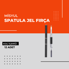 (Toptan) Spatula Jel Fırça 1 Paket (12 Adet)
