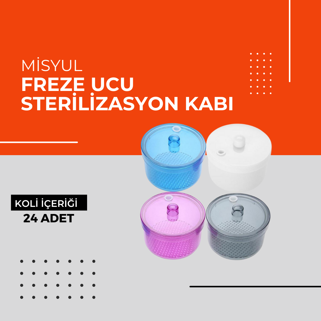 (Toptan) Freze Ucu Steril Kabı 1 Koli (24 Adet)
