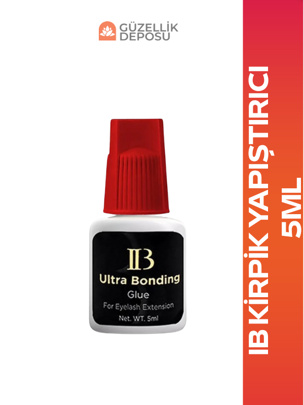 IB Kırmızı Kapak İpek Kirpik Yapıştırıcı 5 ml