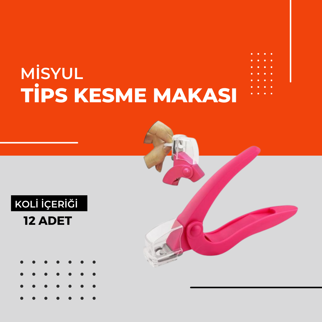 (Toptan) Tips Kesme Makası 1 Koli (12 Adet)