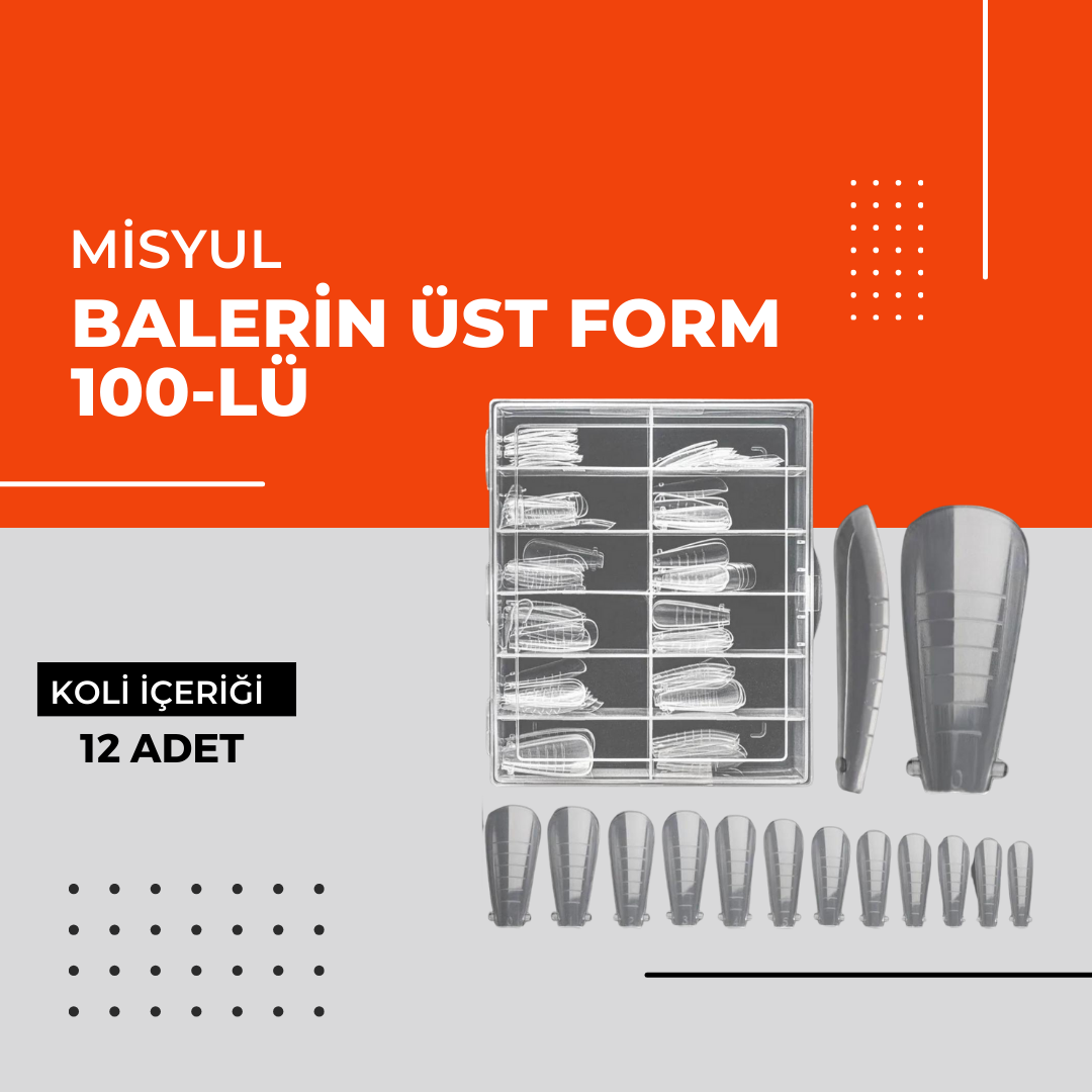 (Toptan) Balerin Üst Form 100-lü 1 Koli (12 Adet)