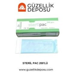 Steril Pac 200'lü ( Tırnak Sterilizasyon Paket , Kraft Poşet) Otoklav