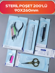 Steril Pac 200'lü ( Tırnak Sterilizasyon Paket , Kraft Poşet) Otoklav