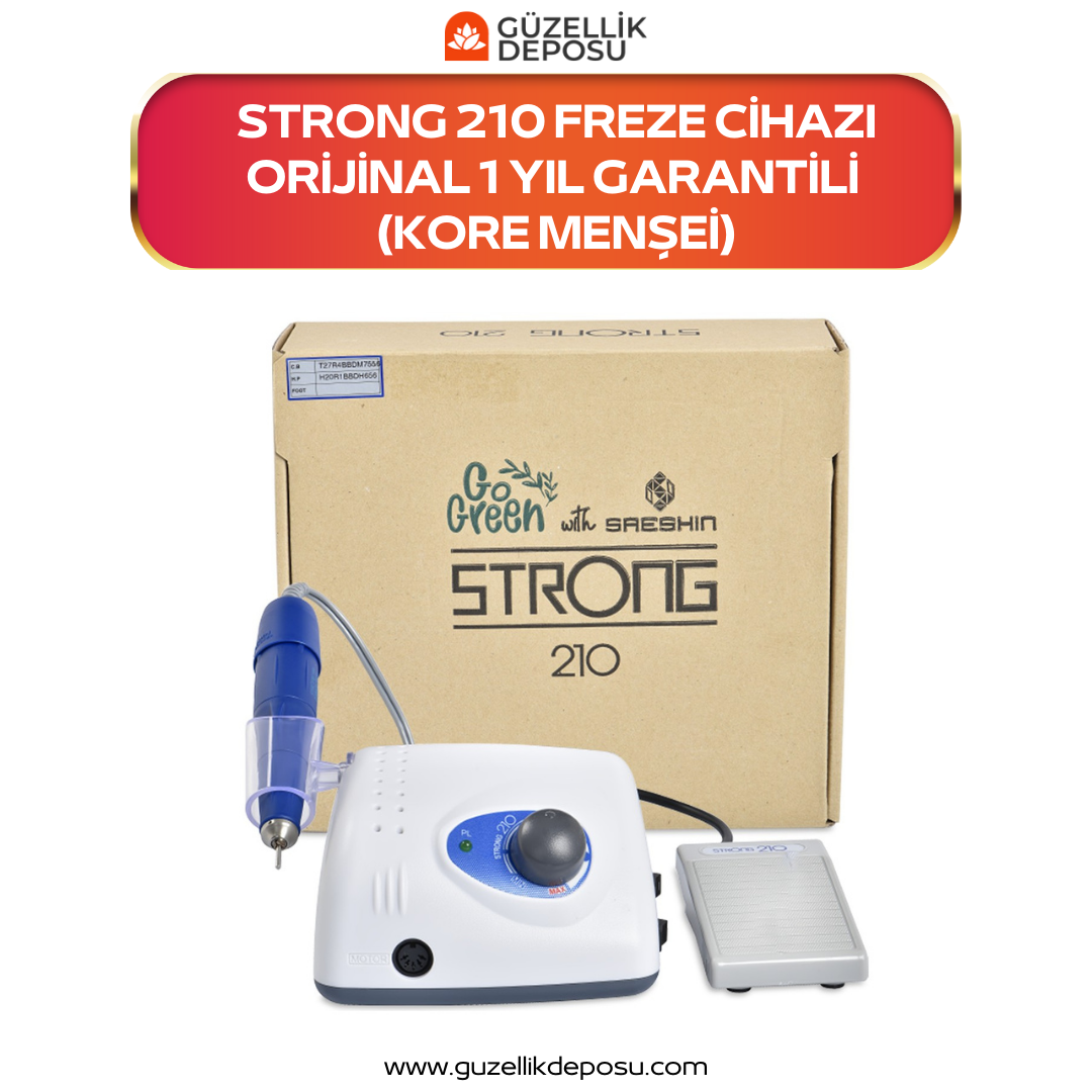 Strong 210 Elektirikli Freze Tırnak Törpü Makinesi