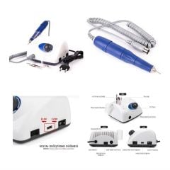 Strong 210 Elektirikli Freze Tırnak Törpü Makinesi (Yetkili Satıcı) 2 Yıl Garantili Freze Cihazı