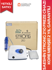 Strong 210 Elektirikli Freze Tırnak Törpü Makinesi (Yetkili Satıcı) 2 Yıl Garantili Freze Cihazı