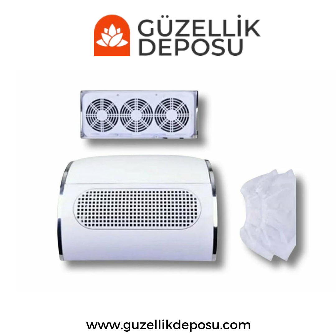 Misyul 3 Fanlı Profesyonel Toz Çekme Makinesi Toz Toplama