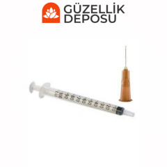 1 ml/1 cc İnsülin Enjektörü 100'lü