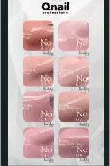 QNAİL Beyaz Builder Gel 50 ml Protez Tırnak Jeli UV LED Uzatma Güçlendirme Profesyonel Jel NO:17