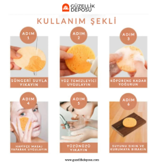 Sıkıştırılmış Cilt Süngeri 10'lu Paket