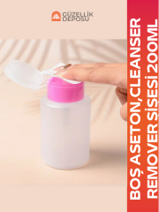 Aseton Pompası, Cleanser Remover Şişesi 200ml