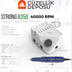 Strong B350 Uyumlu Elektrikli Tırnak Freze Törpü Makinesi 40000 Rpm