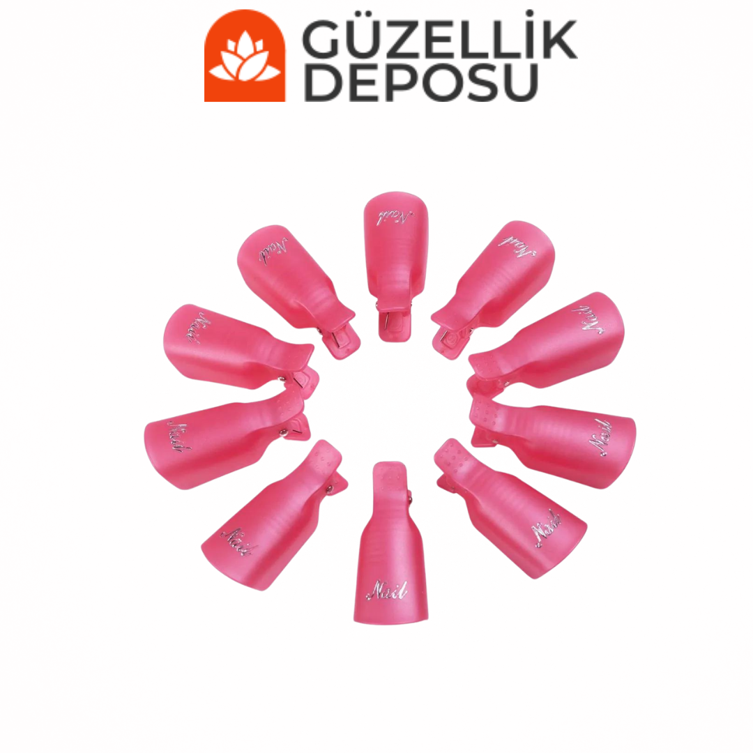 Oje Çıkarıcı Tırnak Mandalı 10'lu