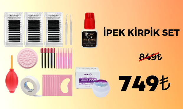 İpek Kirpik Seti