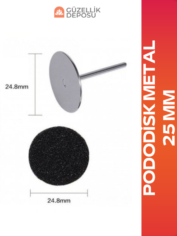 PodoDisk Başlık Diski Metal 25mm