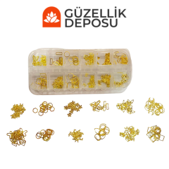 Nail Art Tırnak Süsleme Aksesuarları 12'li