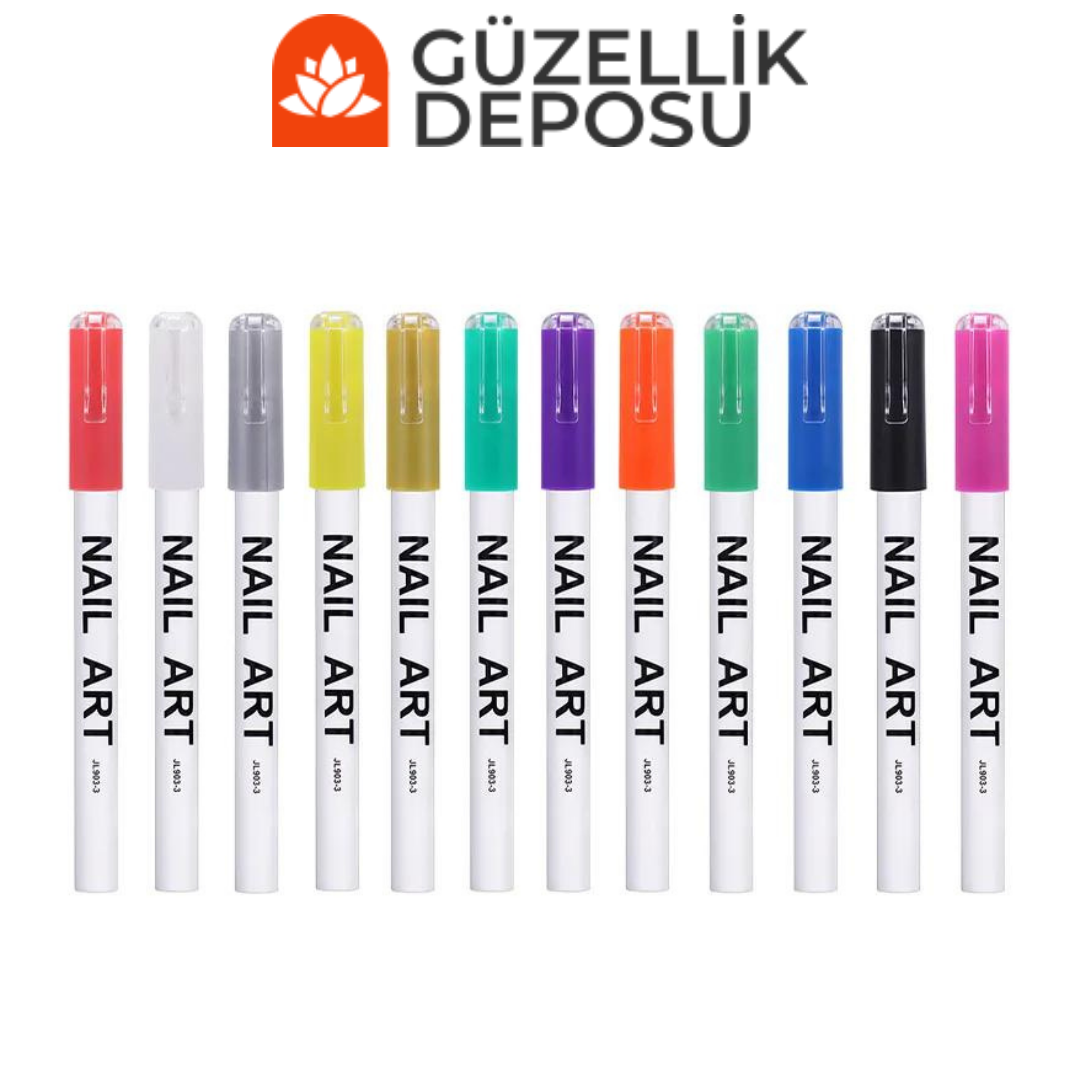 Nail Art Çizim Kalemi Renk Çeşitleri
