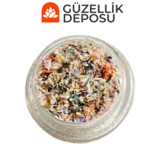 Tırnak Süsleme Kurutulmuş Çiçek Parçacıkları