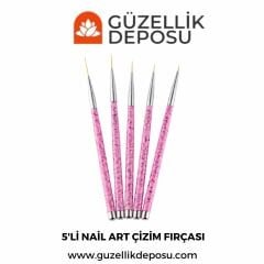 Misyul 5'li Nail Art Çizim Fırçası