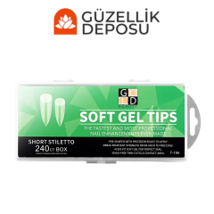 Soft Gel Tips Stiletto 240 Adet