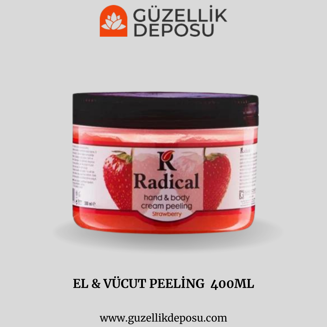 Radical El & Vücut Peeling Çilek Aromalı
