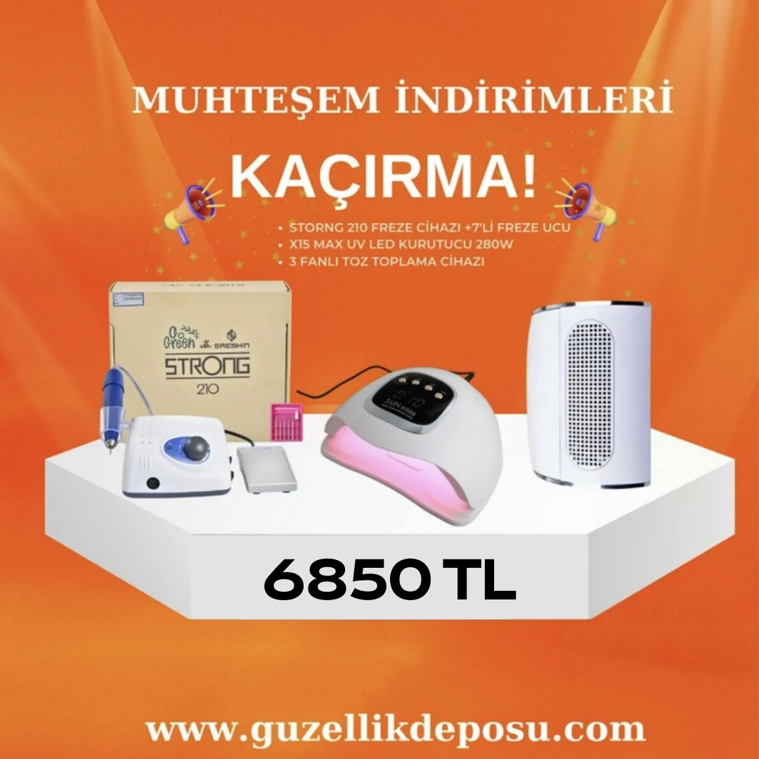 Protez Tırnak Cihaz Seti 3lü