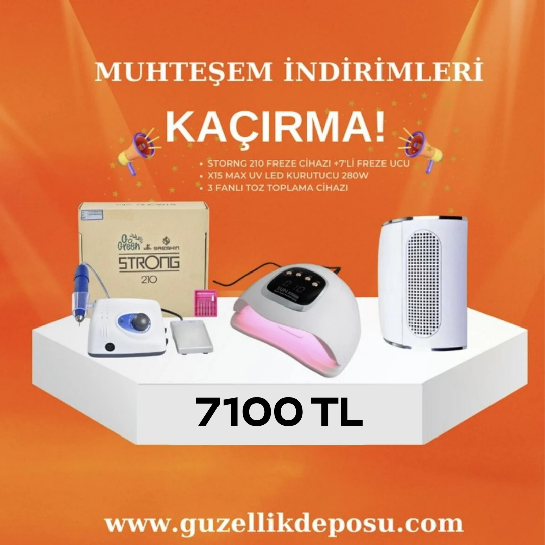 Protez Tırnak Cihaz Seti 3lü