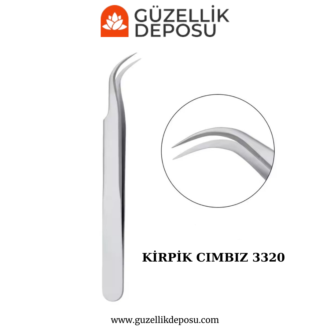 Profesyonel İpek Kirpik Cımbızı 3320