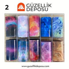 Misyul Tırnak Süsleme Folyosu 10'lu