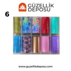 Misyul Tırnak Süsleme Folyosu 10'lu