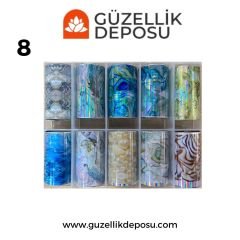 Misyul Tırnak Süsleme Folyosu 10'lu