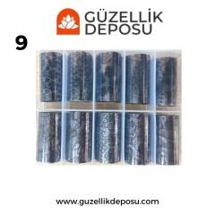 Misyul Tırnak Süsleme Folyosu 10'lu