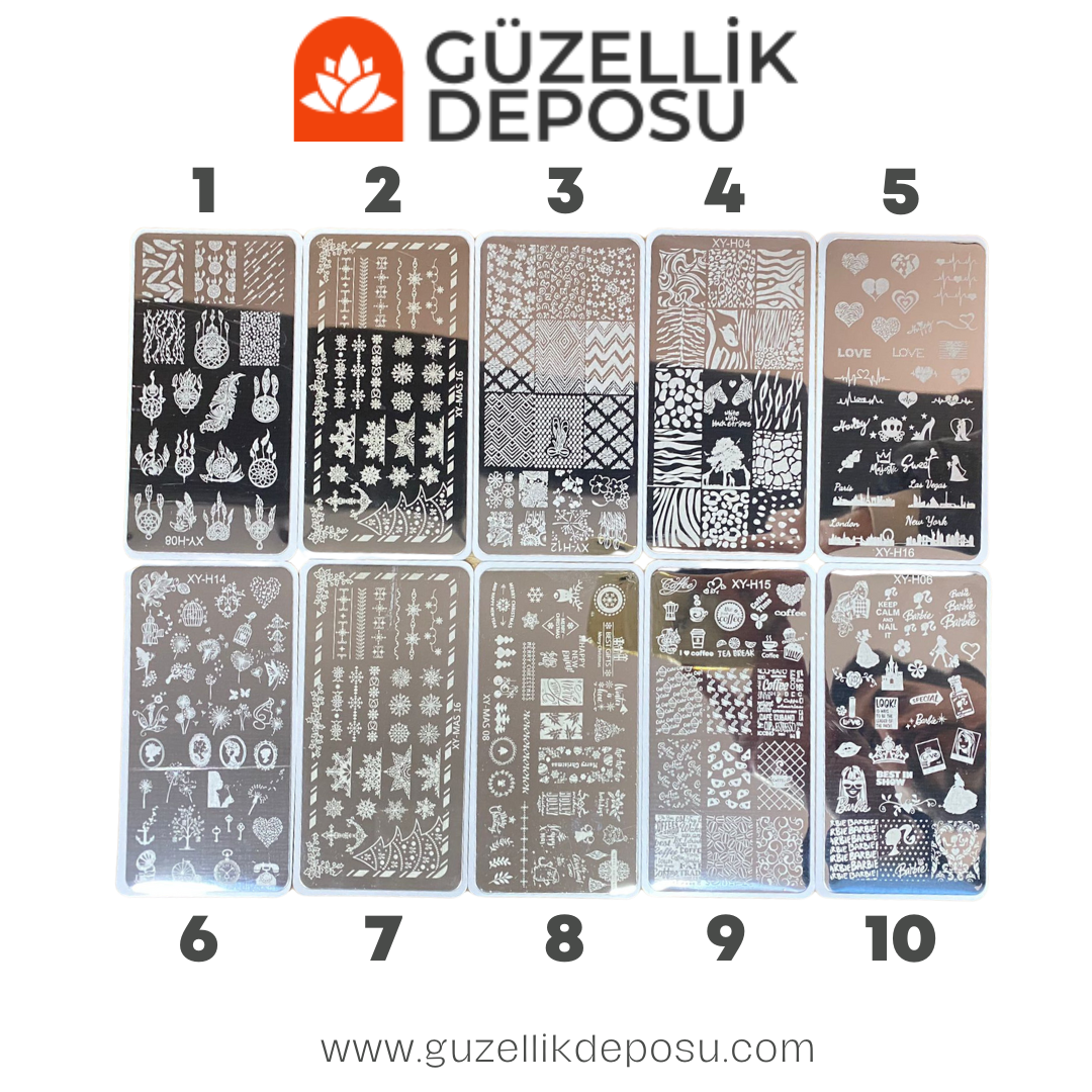 Tırnak Damgalama Plakası Çeşitleri