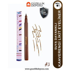 Ocean  Eyeliner Suya Dayanıklı Koyu Kahverengi