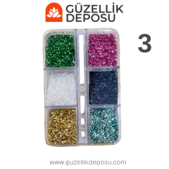 Tırnak Süsleme Taşı Çeşitleri 6'lı
