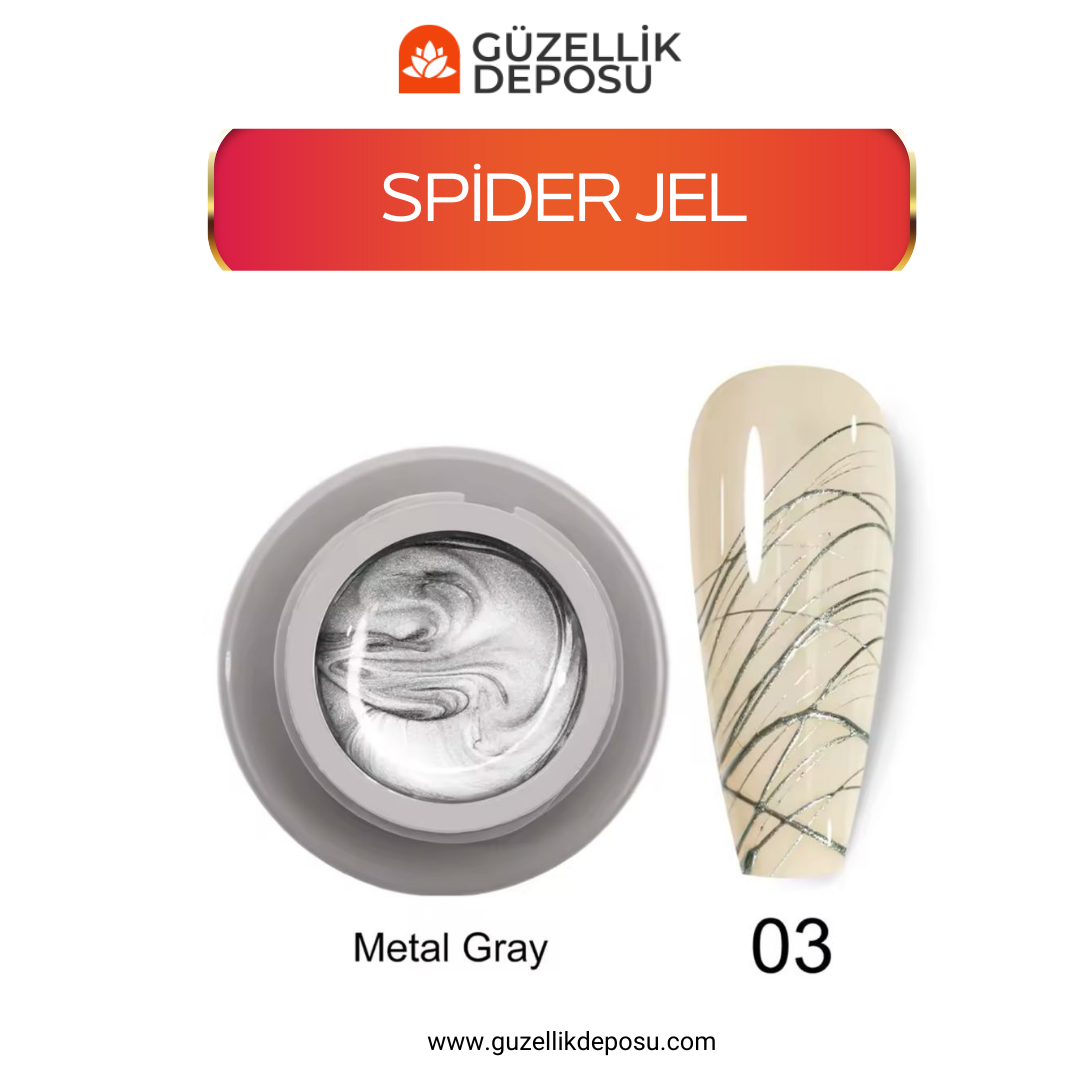 Spider Jel 5 ml Silver