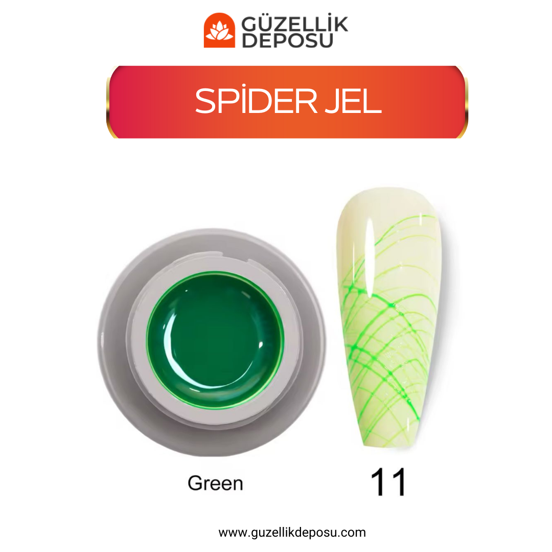 Spider Jel 5 ml Green (Yeşil)